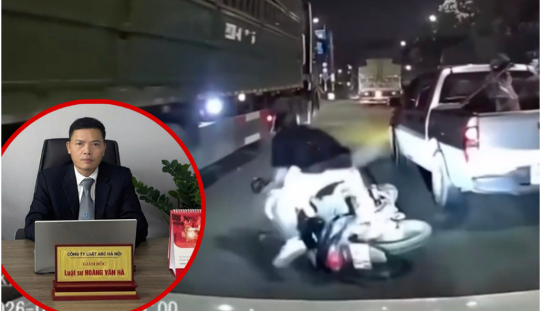 Rõ khung hình ph:ạt của tài xế chè:n é:p xe máy ở Hà Nội: “Tội này rất nặ:ng, luật sư phân tích kỹ, chuyến này xong rồi”