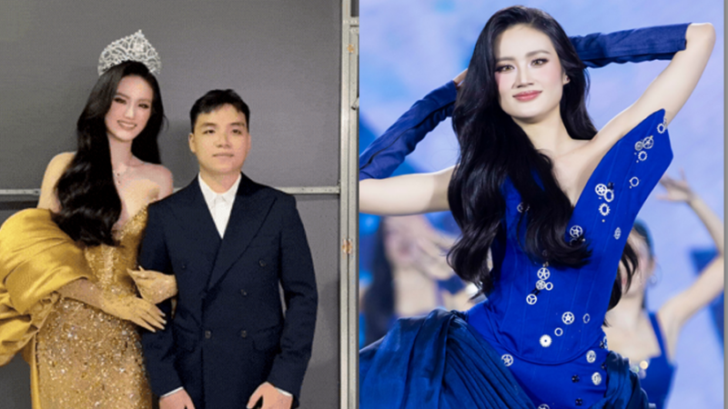 Bạn trai Ý Nhi gây chú ý khi xuất hiện tại chung kết Miss World: Đã thay đổi diện mạo rõ rệt nhưng vẫn bị chê “phèn”, không xứng với nàng hậu!