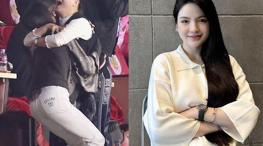 Nhảy tưng tưng ở khán đài VIP sân Hàng Đẫy rồi tràn xuống khu vực cầu thủ ăn mừng, Chu Thanh Huyền – vợ Quang Hải gây tranh cãi dữ dội vì bị cho là “làm lố” khi xem bóng đá