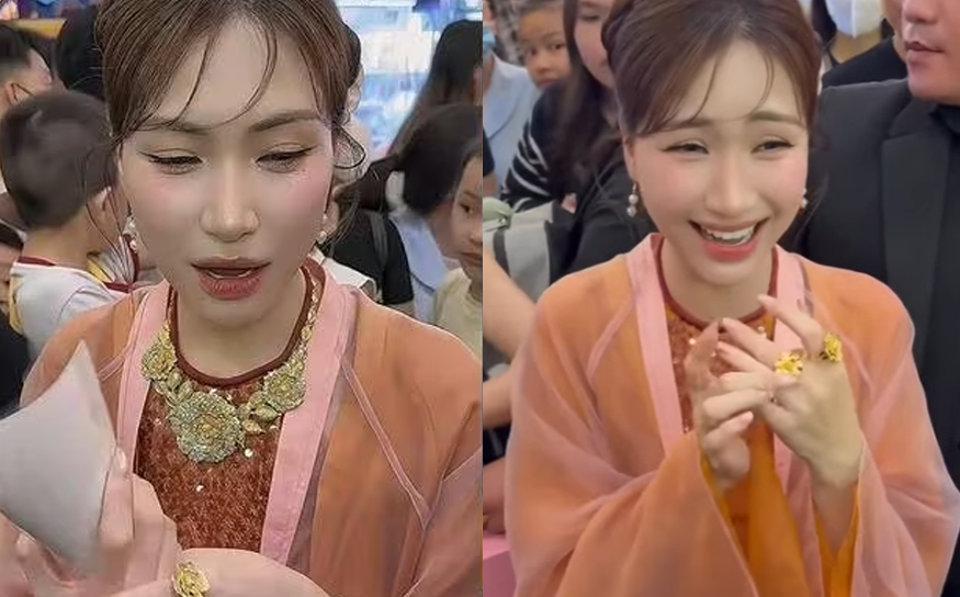 Chấn động: Fan của Hòa Minzy chơi lớn tặng nguyên bộ trang sức vàng 24K, nghe giá trị sương sương khiến ai nghe xong cũng há hốc mồm!
