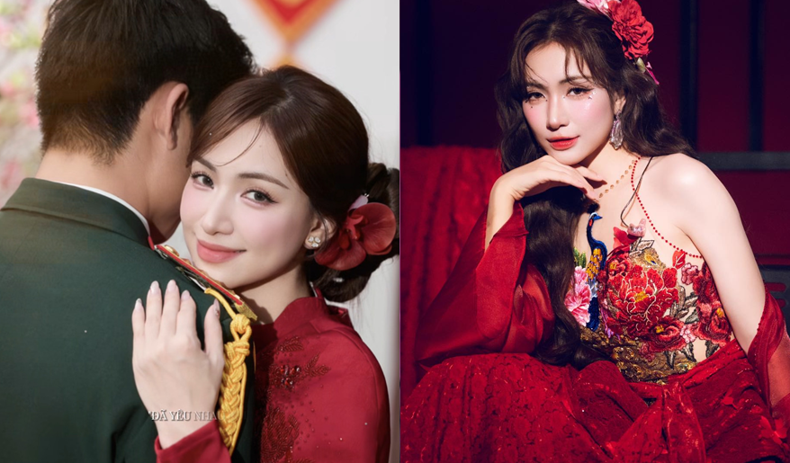 Hòa Minzy diện áo dài tình tứ bên một chàng trai lạ: Phải chăng chị đang muốn công khai bạn trai?