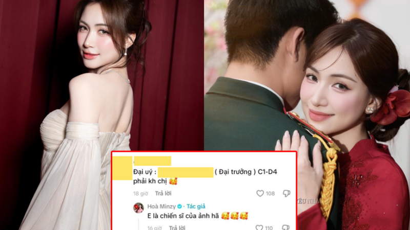 Cuối cùng Hòa Minzy cũng công khai danh tính chồng sắp cưới: Được cho là người trong quân ngũ, gia thế khiến nhiều người tò mò