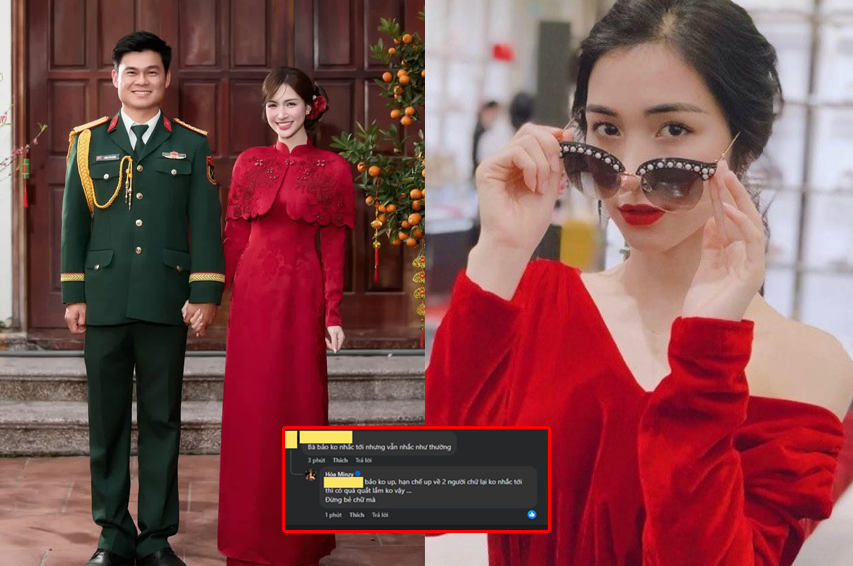 Hòa Minzy phản ứng cực gắt khi bị antifan chê vì liên tục khoe ông xã Đại úy: Chỉ một câu đáp trả mà khiến fan đứng hình!