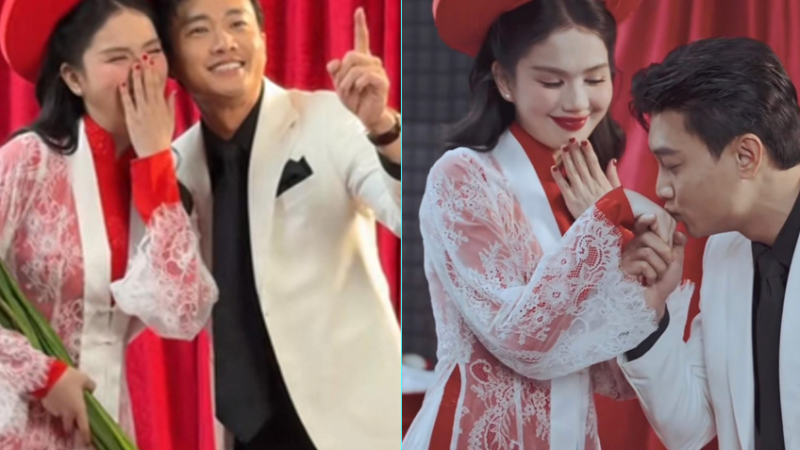 Ngọc Trinh bất ngờ lộ ảnh cưới cùng diễn viên Quốc Trường, nghi vấn công khai MQH khiến dân mạng ngỡ ngàng: Tưởng đùa mà hóa thật?