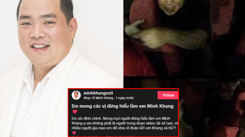 Tài khoản nhạc sĩ Minh Khang lên tiếng đính chính: Khẳng định người trong clip không phải mình, còn tiết lộ thêm chi tiết khiến MXH chú ý