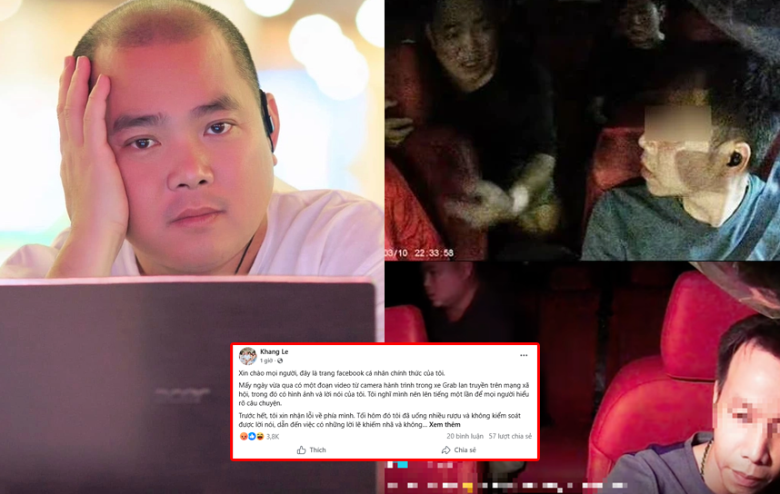 Nhạc sĩ Minh Khang chính thức thừa nhận có văng tục với tài xế như clip lan truyền, lên tiếng xin lỗi gây tranh cãi!