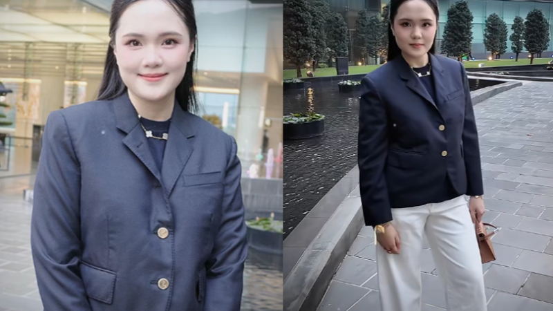 Quỳnh Anh – vợ Duy Mạnh gây bão với diện mạo “tổng tài”: Dát đồ hiệu từ đầu tới chân nhưng vẫn gây tranh cãi!