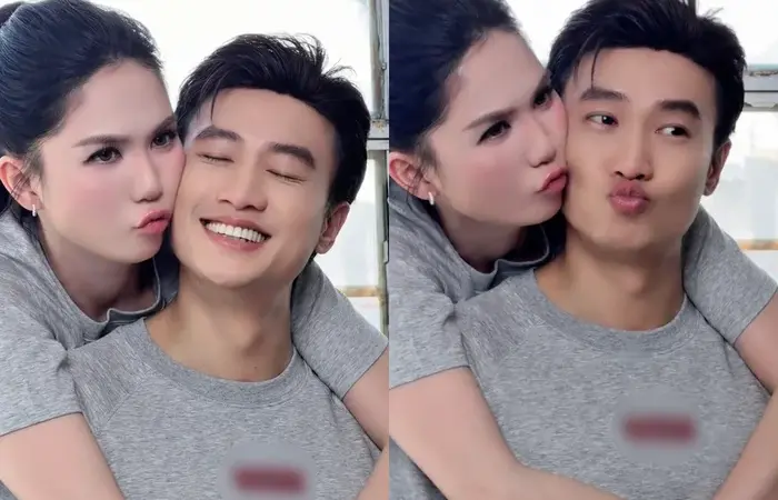 Hé lộ khoảnh khắc Ngọc Trinh thân mật với Quốc Trường: Càng ngày càng thấy lố lăng, ai cũng chê!