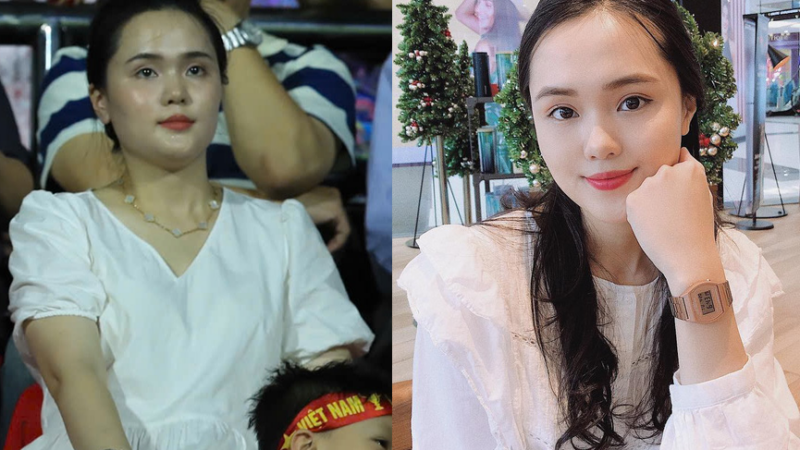 Ái nữ cựu chủ tịch Sài Gòn FC gây bão khi cổ vũ Đỗ Duy Mạnh – Visual “nàng thơ”: Thế này ai còn dám chê quê mùa, xuề xòa nữa?