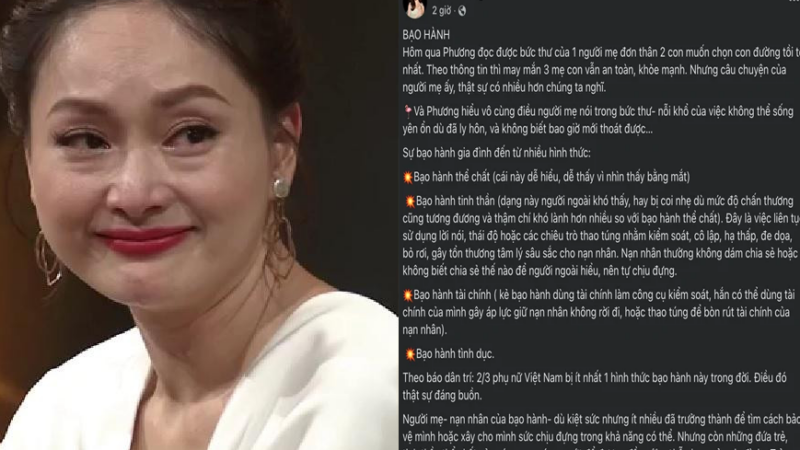 Lan Phương hé lộ góc khuất sau ly hôn:  “Đã ly hôn nhưng vẫn chưa thoát khỏi bạo hành” khiến ai nghe cũng sững sờ!