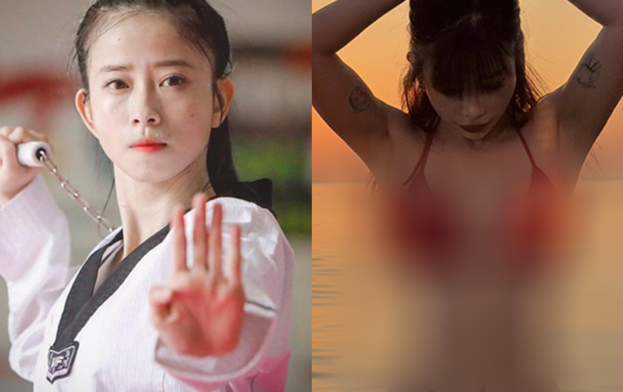 Hoa khôi Taekwondo diện bikini nóng bỏng: Khác xa hình tượng mạnh mẽ, nhìn một phát mấy anh tự ngã
