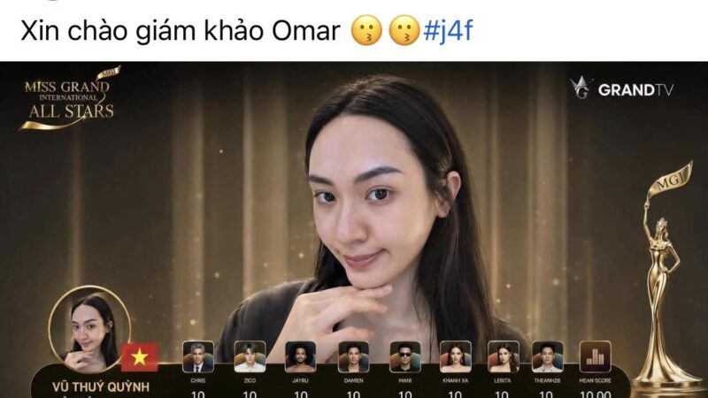Vũ Thúy Quỳnh tự chấm mặt mộc của mình sau phần thi của Hương Giang gây tranh cãi dữ dội: Bị chưởi ngu với EQ thấp, thiếu fame là giãy liền
