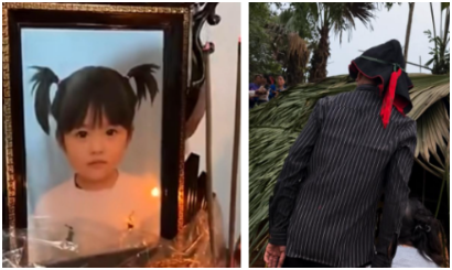 Rơi nước mắt nơi an nghỉ cuối cùng của bé gái 4 tuổi: “Quả đồi gần nhà, cô chú gần xa đã mang gấu bông đến cho cháu rồi đây”