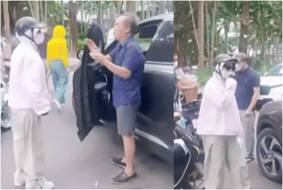 Bất ngờ với thái độ của người đàn ông lớn tuổi bị 1 phụ nữ tác động vật lý ngay giữa đường: Thật nể phục ông ấy quá