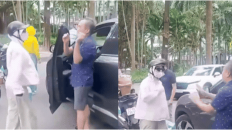 Người phụ nữ ch:ư:ởi b:ới lă:ng m:ạ người đàn ông lớn tuổi trước mặt con nhỏ: Thái độ của ông ấy mới gây chú ý, không ngờ cứng quá