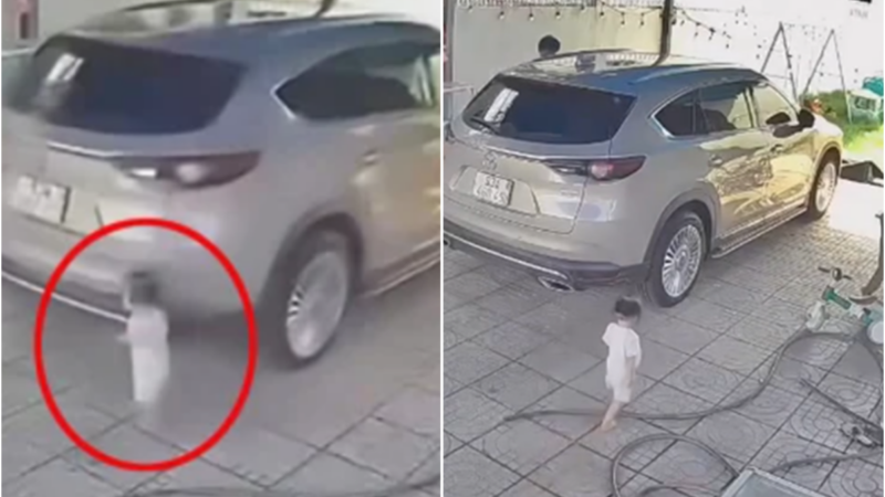 Xôn xao vụ bé gái 15 tháng tuổi bị xe ô tô c:á::n t:uvo*g khi lùi xe: Xót xa quá