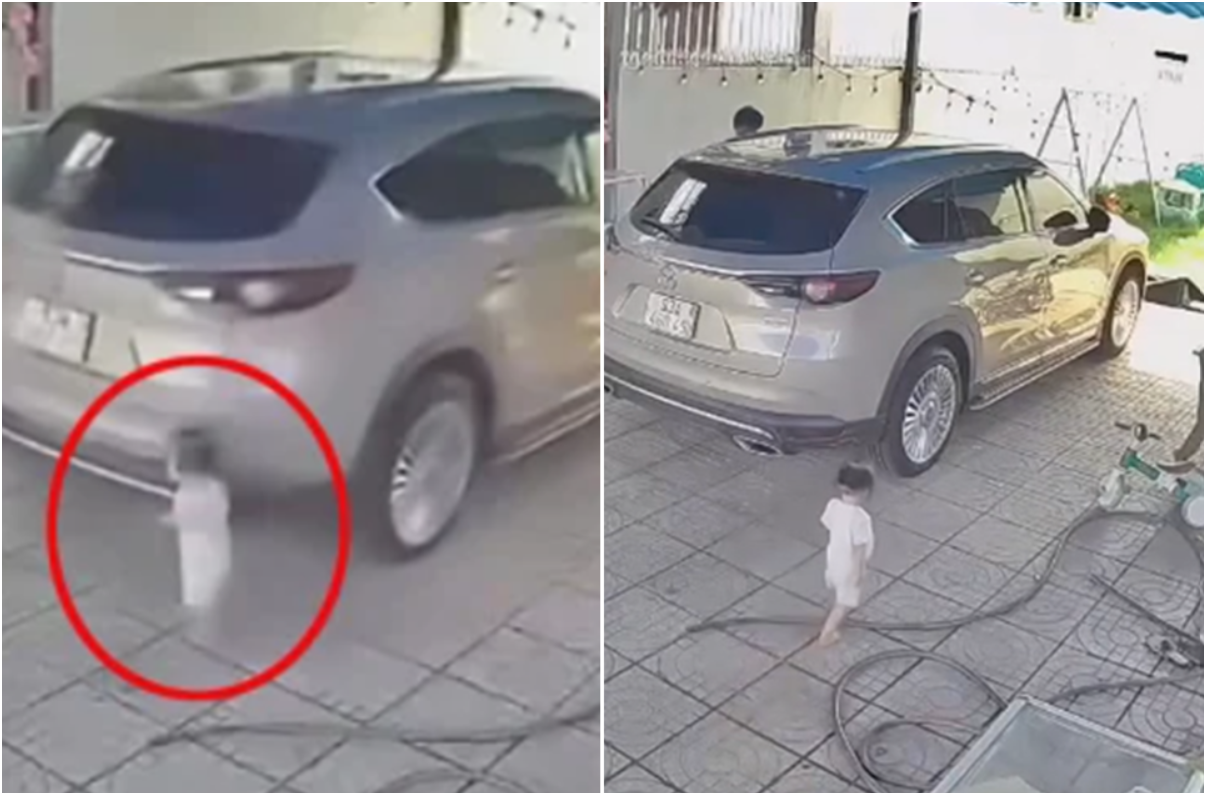 Xôn xao vụ bé gái 15 tháng tuổi bị xe ô tô c:á::n t:uvo*g khi lùi xe: Xót xa quá