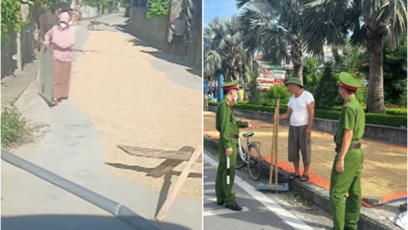 Xử lý vụ chặn đường phơi lúa, đ:e dọ:a tài xế ở Nghệ An: Thôi xong rồi