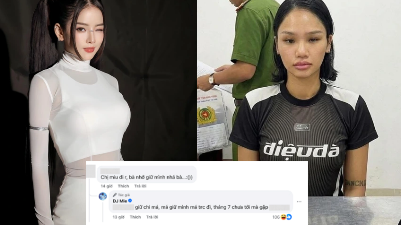 DJ Mie bất ngờ bị réo tên khắp MXH giữa lúc Miu Lê bị bắt vì dương tính với mai thúy khiến dân tình hoang mang: “Chuyện gì đang xảy ra nữa đây?”