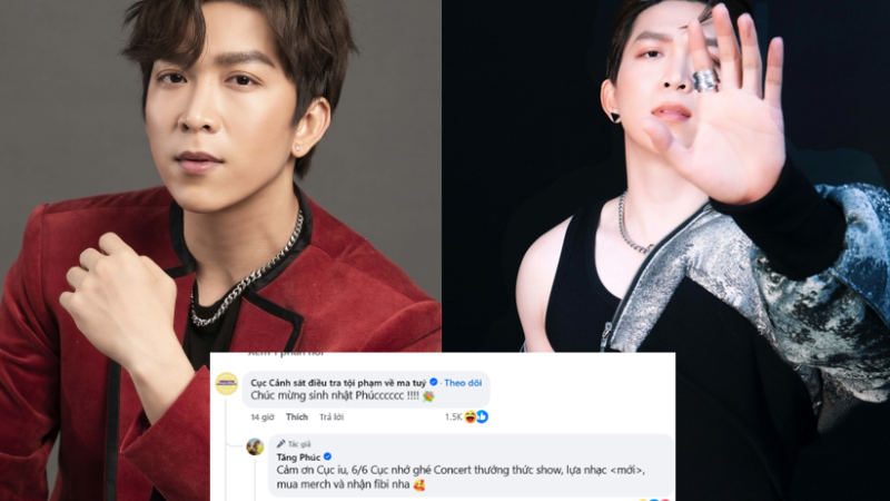 Fanpage Cục Cảnh sát điều tra tội phạm về ma túy bất ngờ gọi tên Tăng Phúc: Gì nữa đây? Chẳng lẽ nào……