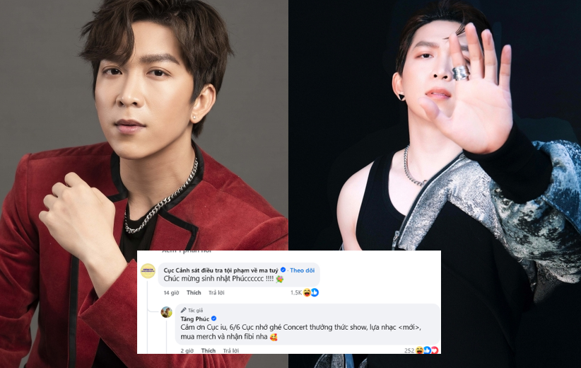 Fanpage Cục Cảnh sát điều tra tội phạm về ma túy bất ngờ gọi tên Tăng Phúc: Gì nữa đây? Chẳng lẽ nào……