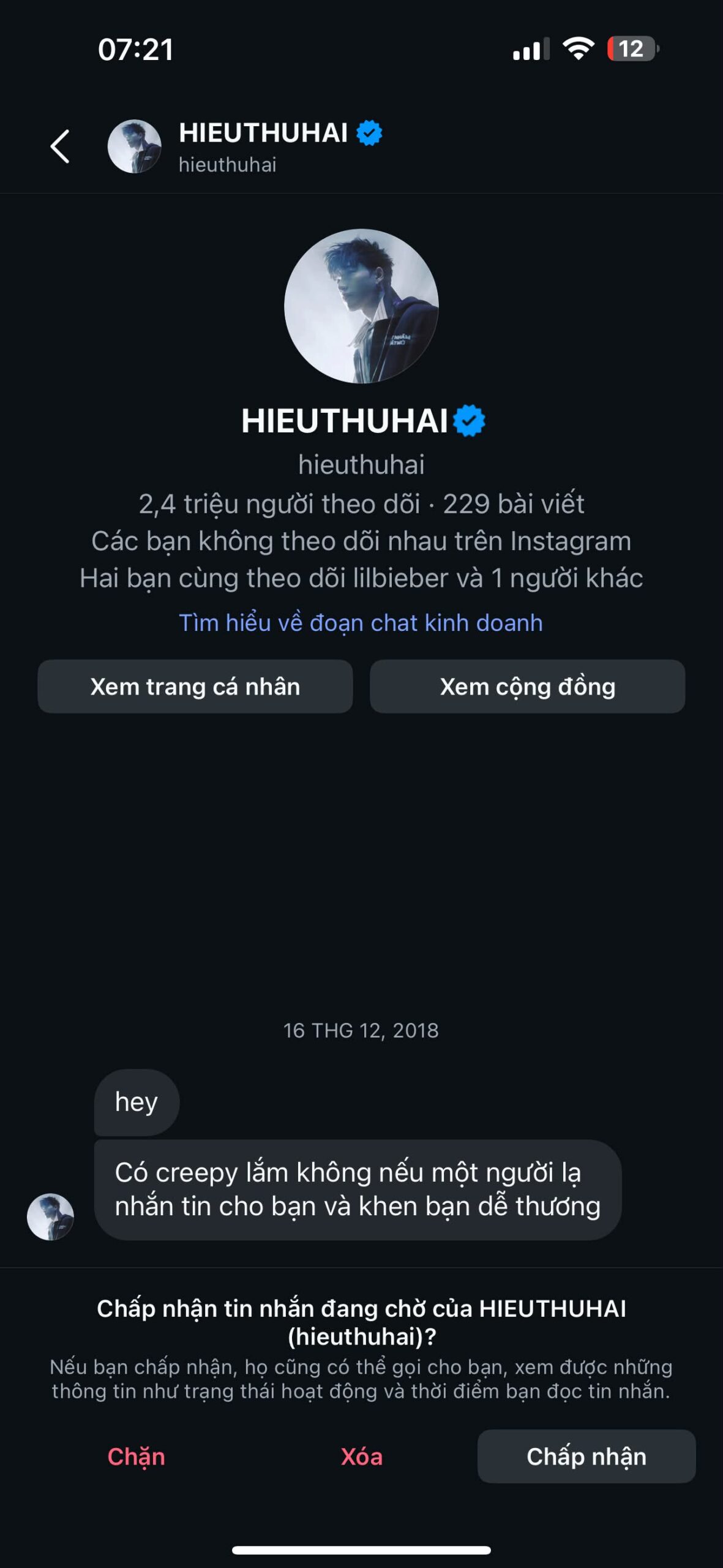 Rầm rộ gái xinh leak tin nhắn riêng tư với HIEUTHUHAI: Loạt tin nhắn quá chủ động từ phía nam ca sĩ khiến dân mạng réo tên Tăng Mỹ Hàn khắp nơi