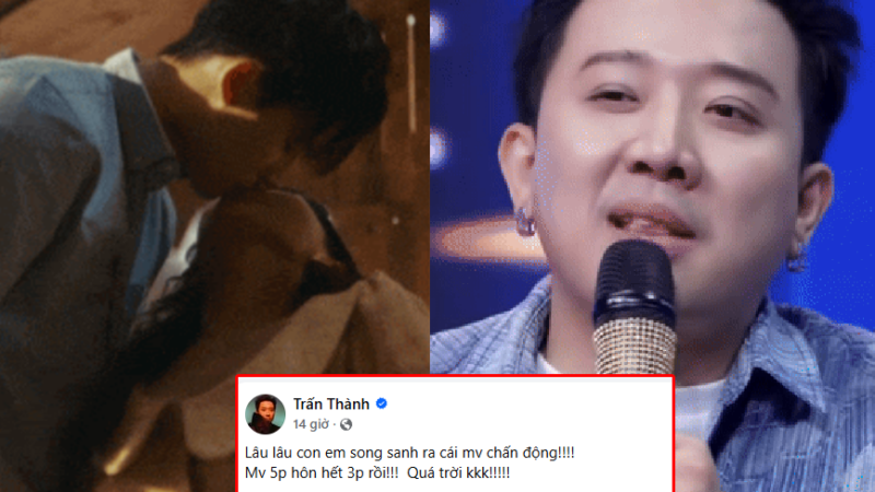 MV mới của Tóc Tiên gây tranh cãi đến mức Trấn Thành cũng phải lên tiếng: “MV 5 phút mà hết 3 phút để hôn?”