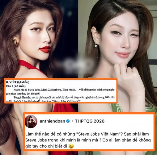 Phát ngôn có 1 câu về đề Văn THPT 2026, Đoàn Thiên Ân lập tức bị chỉ trích dữ dội: Sợ quá phải xóa luôn bài