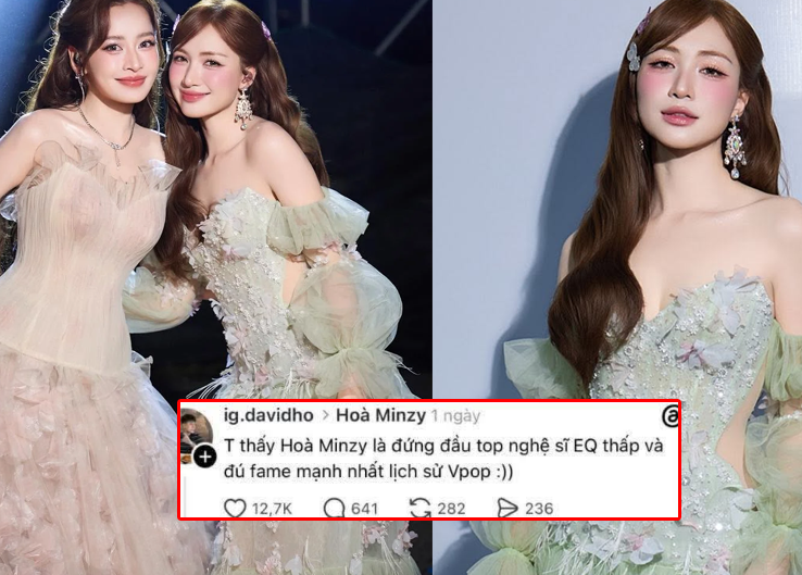 Chỉ vì một hành động ủng hộ đồng nghiệp, Hòa Minzy bất ngờ hứng bão chỉ trích: Không ít người để lại những lời lẽ cực nặng nề